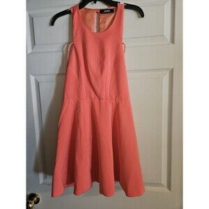 Lulus Coral Strappy Open Back Dress Size Large LD8014S Lined Mini Dress Cocktail